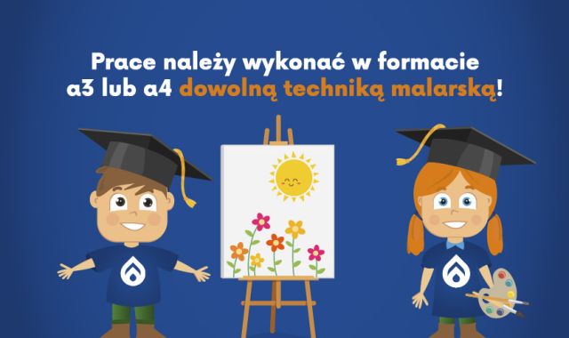 Zapraszamy uczniów klas I do udziału w konkursie plastycznym "Oszczędzam każdą kroplę wody"