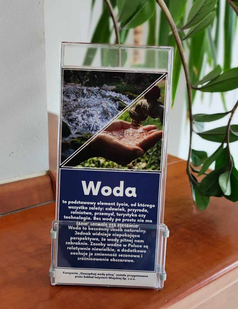 Edukacyjna ulotka "Woda"
