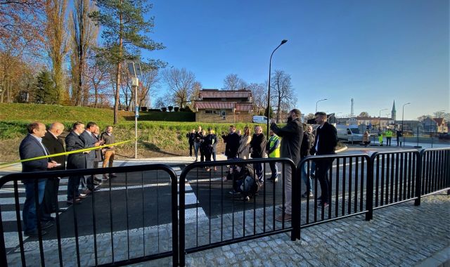 Nowy układ drogowy pod wiaduktem zlokalizowanym przy skrzyżowaniu ul. Prusa i ul. Rybnickiej