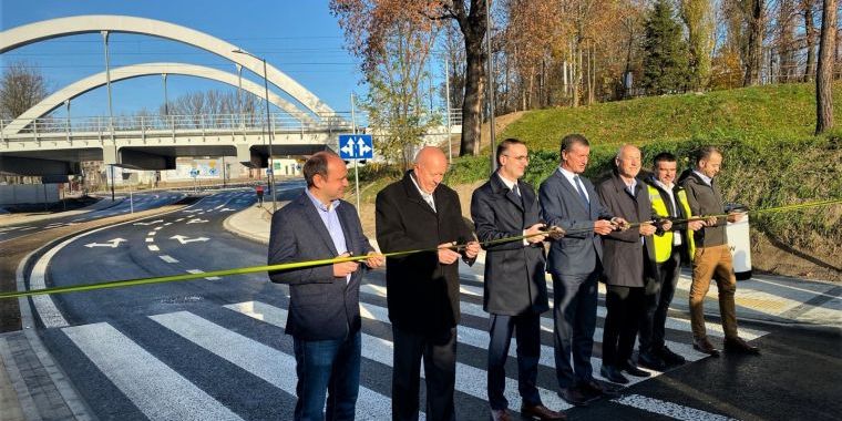 Nowy układ drogowy pod wiaduktem - otwarcie (1)