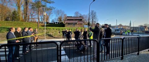 Nowy układ drogowy pod wiaduktem - otwarcie (2)