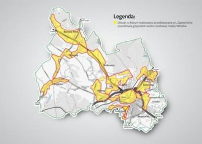 Mapa przedstawiająca lokalizację inwestycji