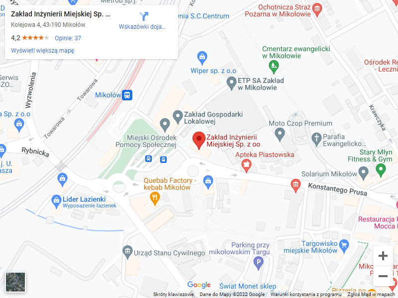 Mapa dojazdu do siedziby